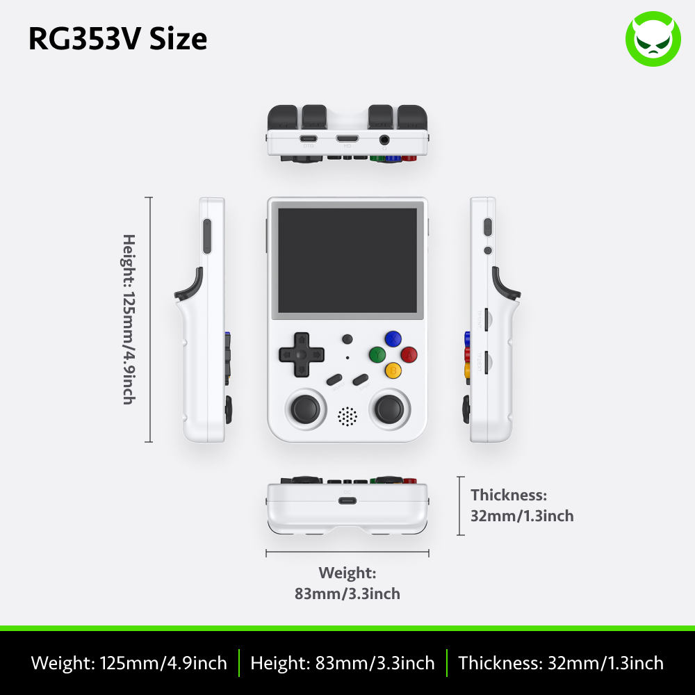 Anbernic RG353V Handheld Game Console 【28 Emulators & Over 34K Games Pre-installed】