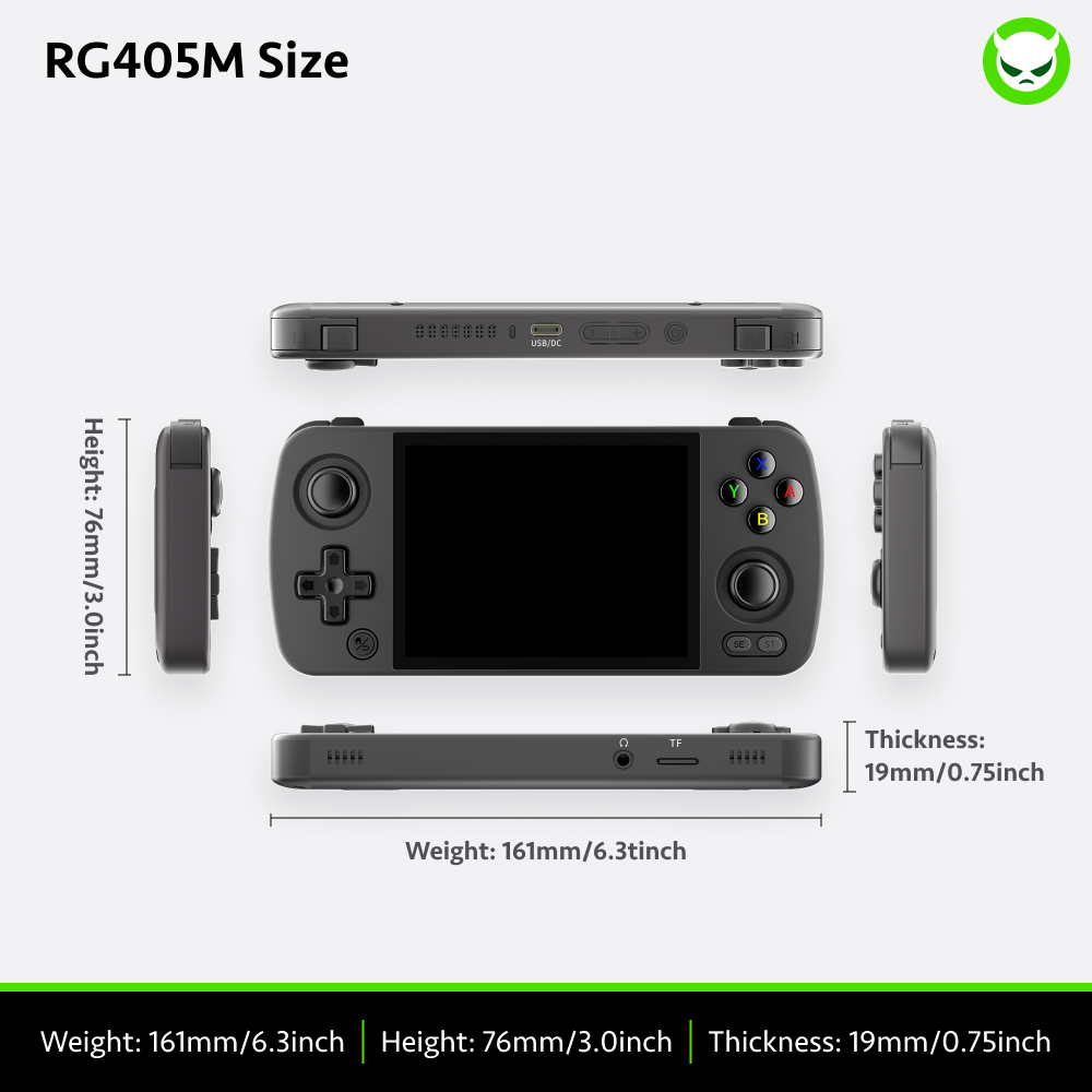 Anbernic RG405M Handheld Game Console 【26 Emulators & Over 31K Games Pre-installed】