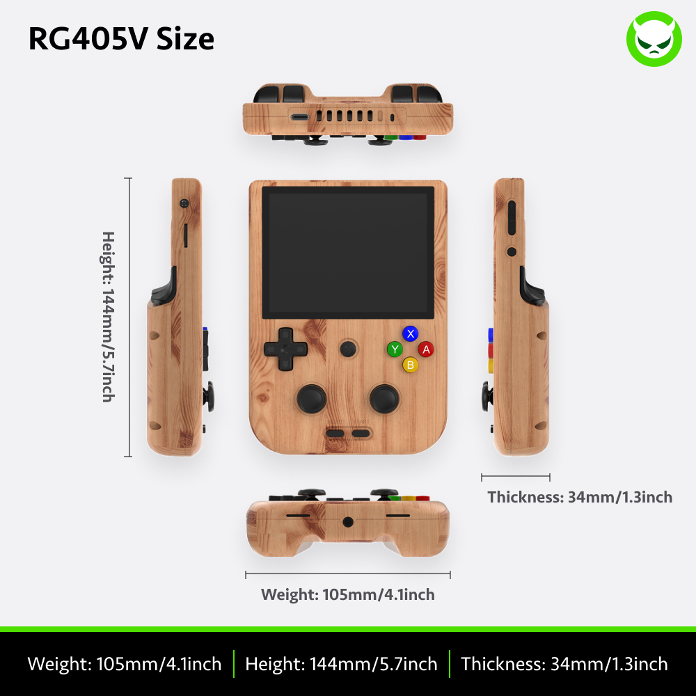 Anbernic RG405V Handheld Game Console 【26 Emulators & Over 31K Games Pre-installed】