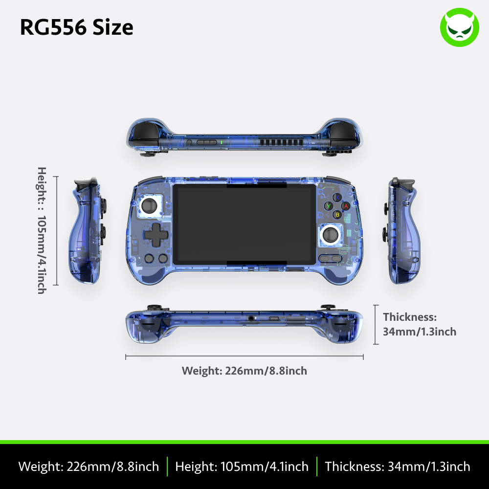 Anbernic RG556 Handheld Game Console 【28 Emulators & Over 42K Games Pre-installed】