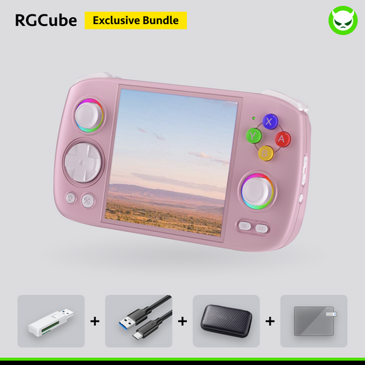 Anbernic RG Cube Handheld Game Console 【30 Emulators & Over 42K Games Pre-installed】